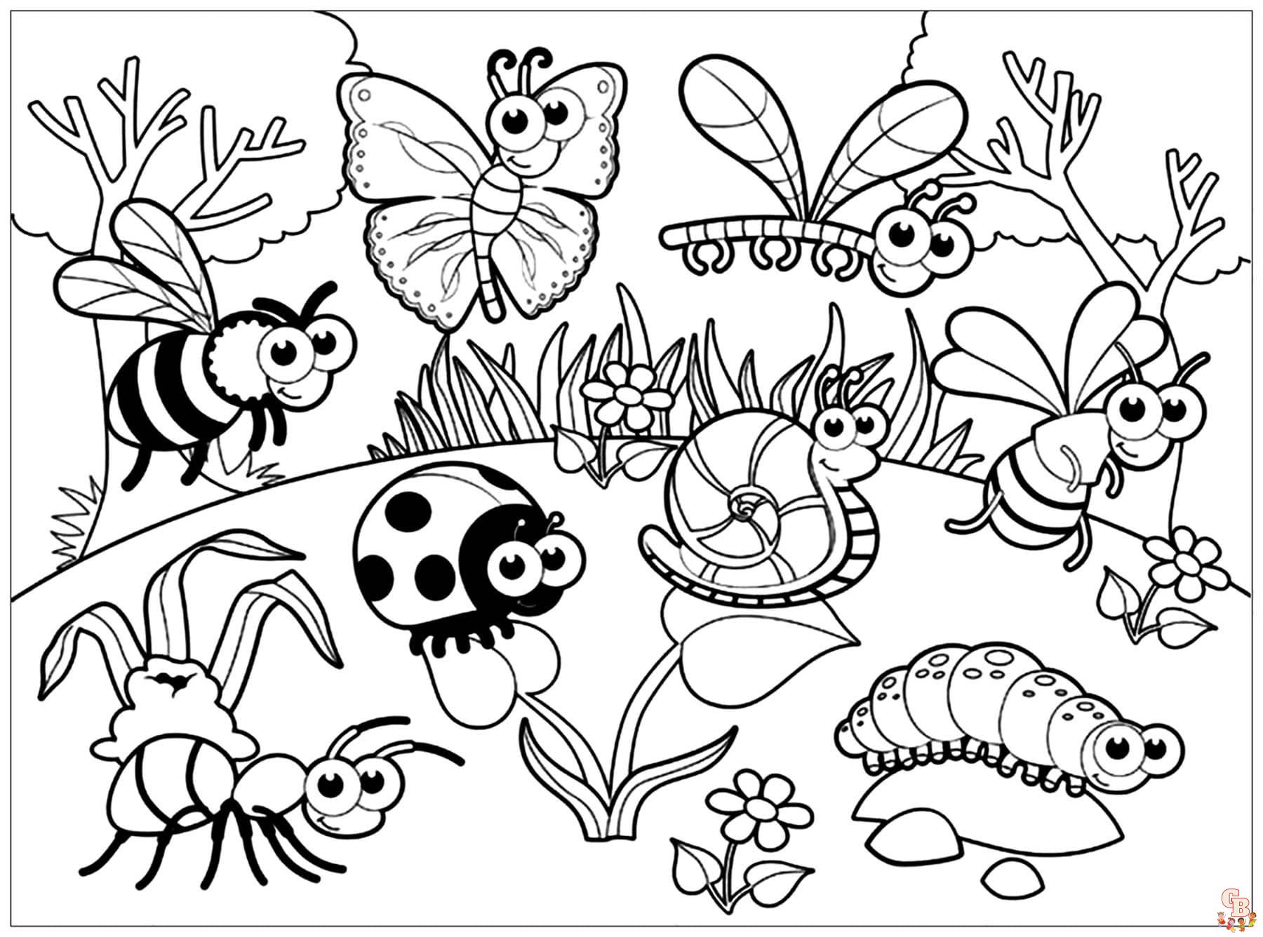 Coloriage Insectes