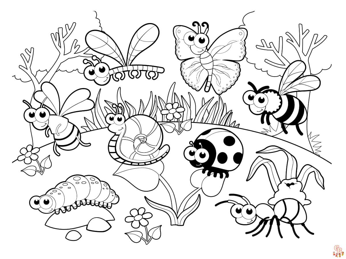 Coloriage Insectes