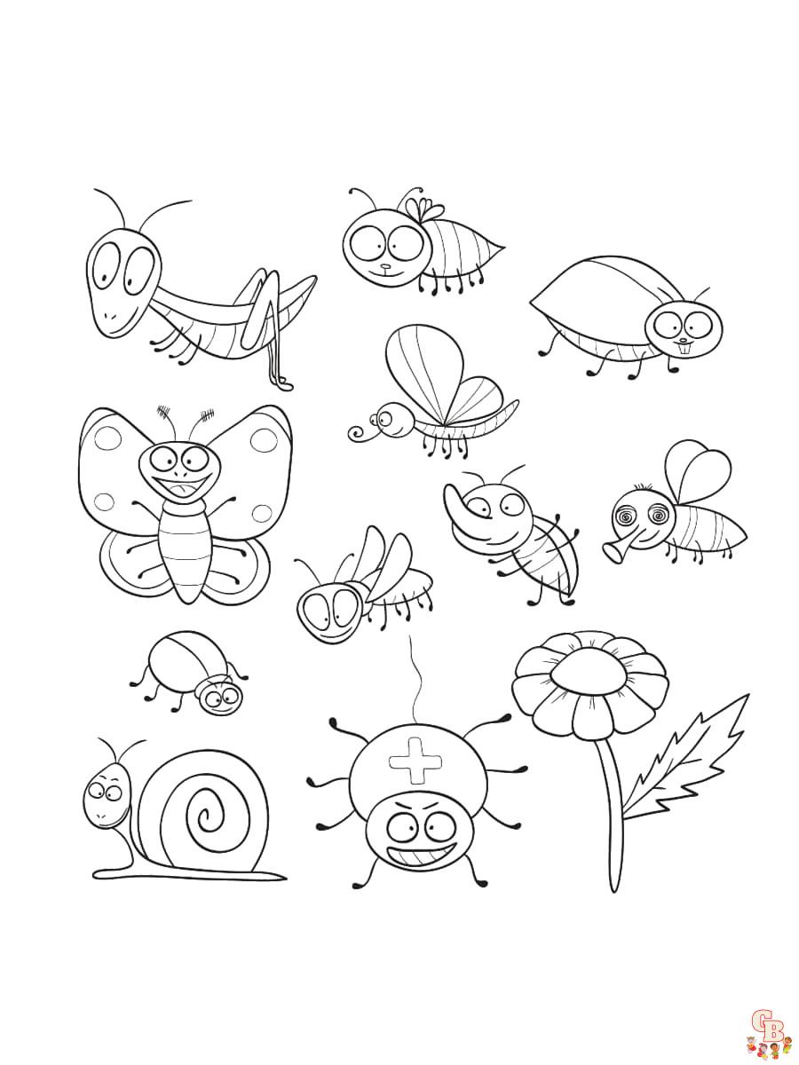 Coloriage Insectes