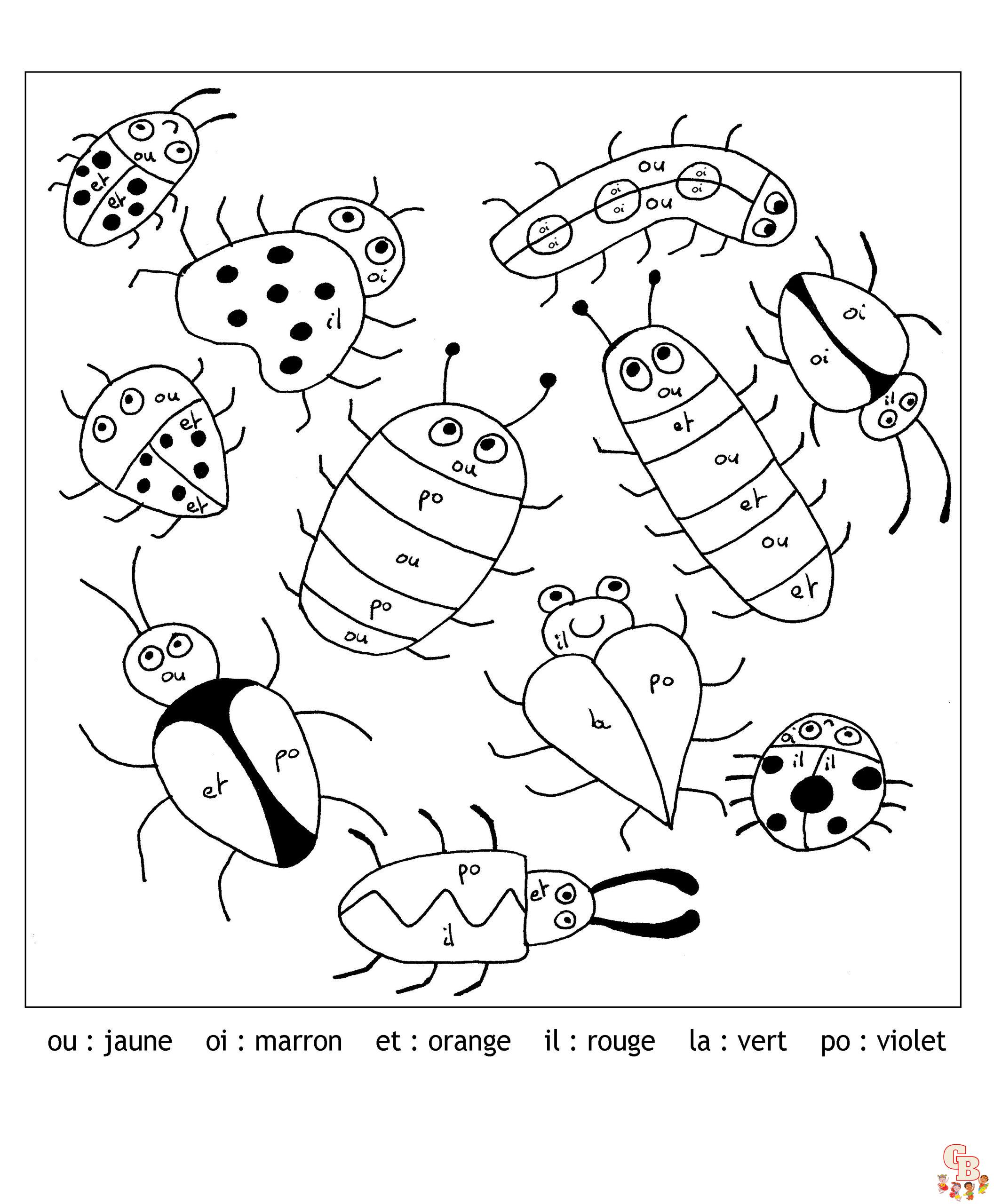 Coloriage Insectes