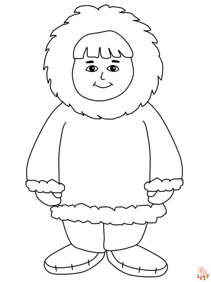 Coloriage Inuits