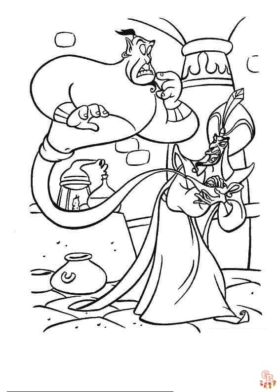 Coloriage Jafar