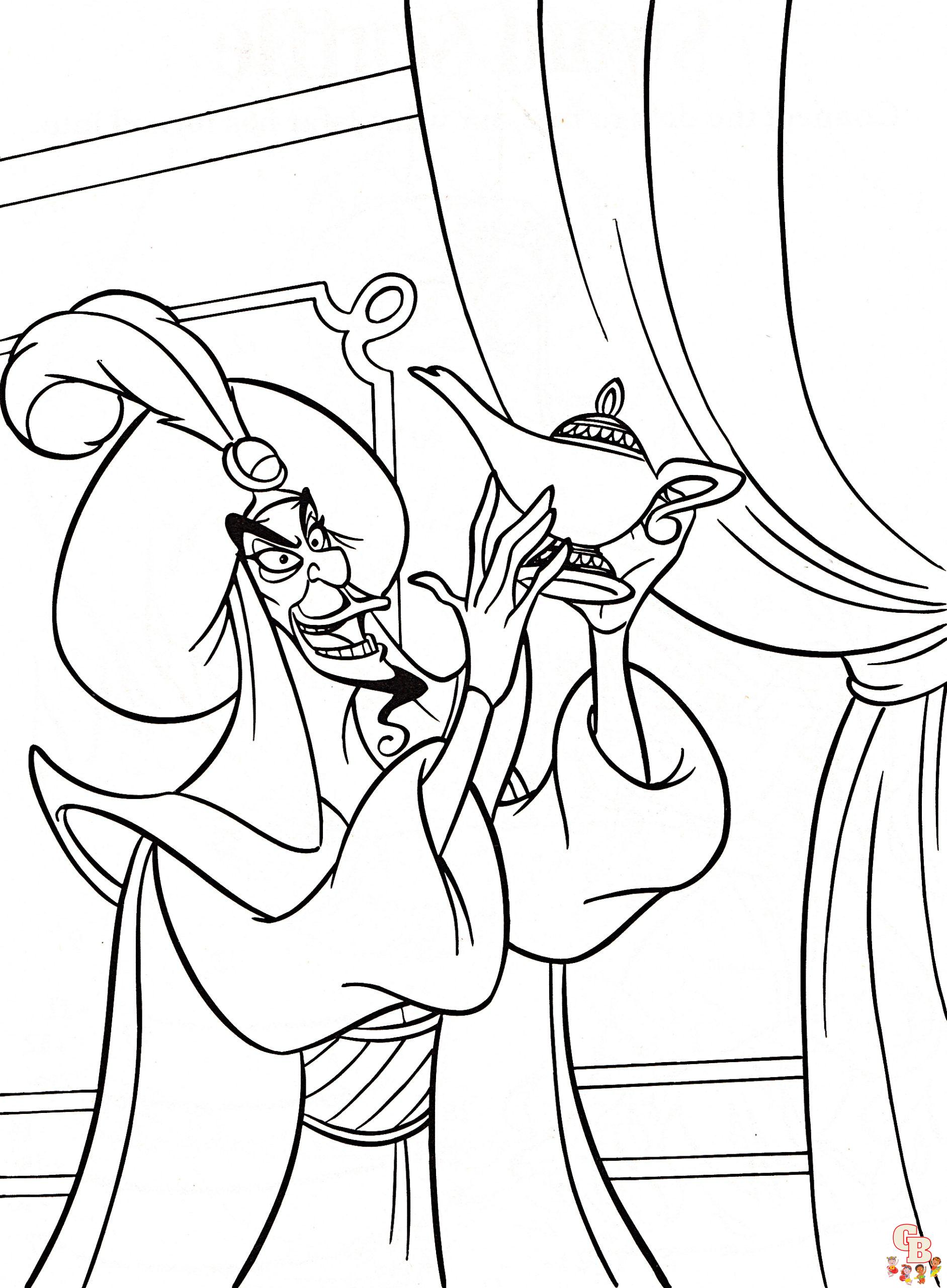 Coloriage Jafar