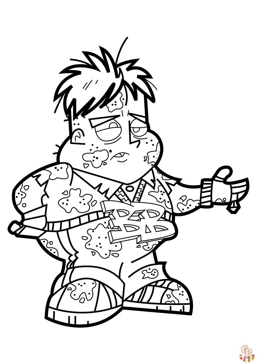 Coloriage Johnny Test