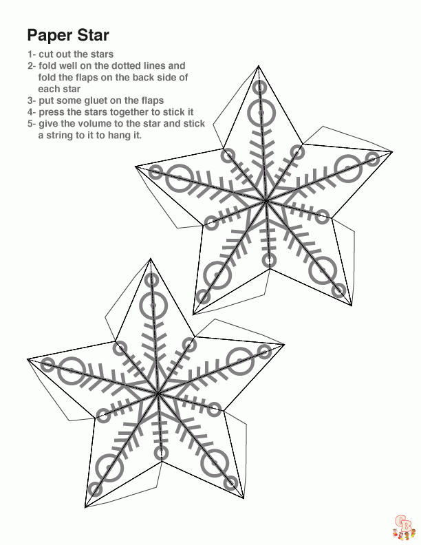 Coloriage LEtoIle De Noel