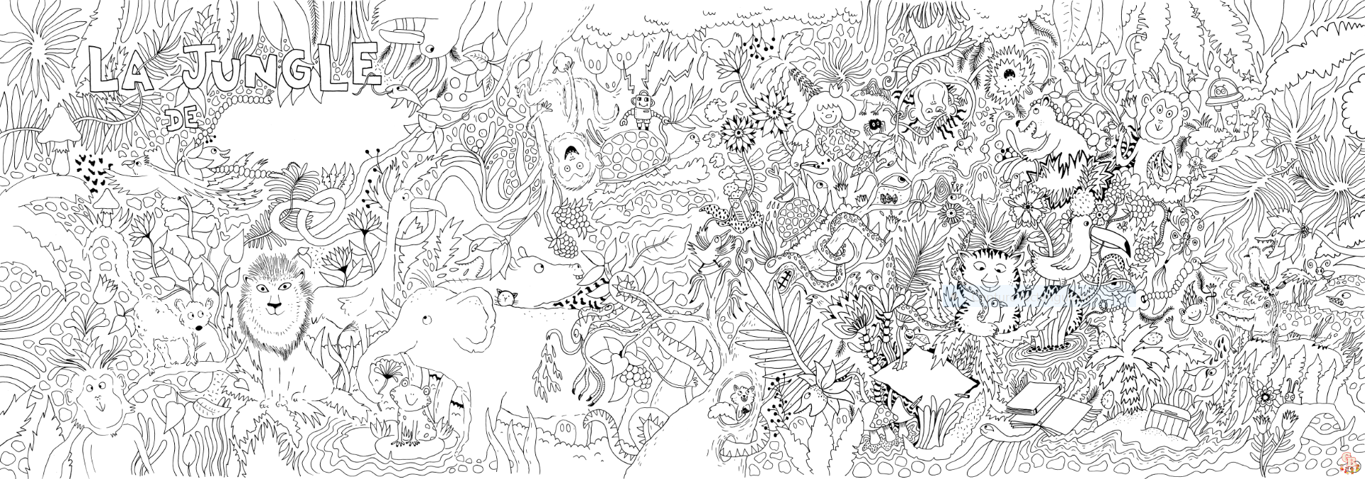 Coloriage La petite geante