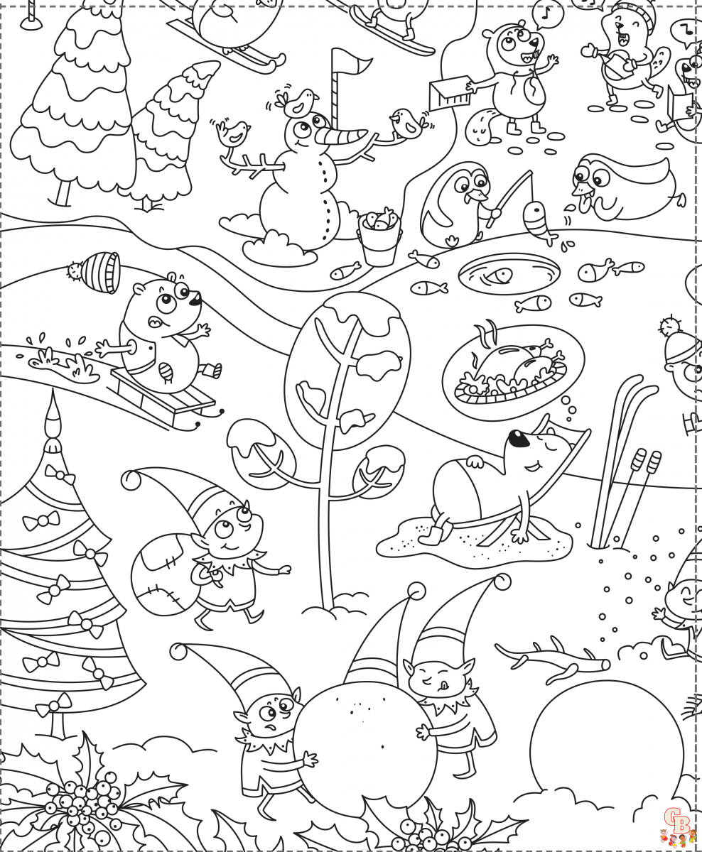 Coloriage La petite geante