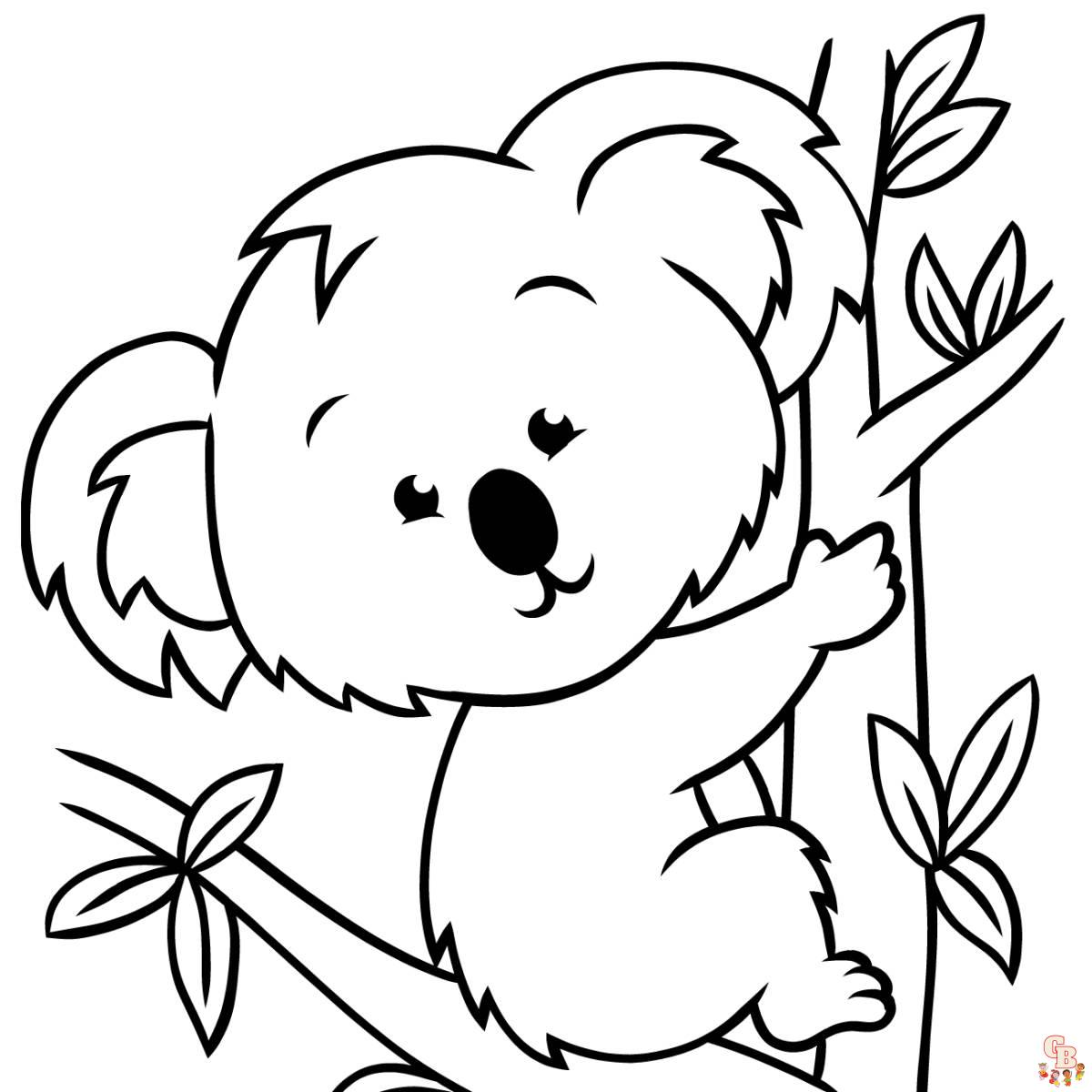 Coloriage Les Freres Koala