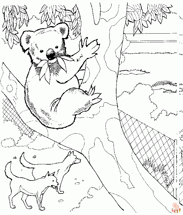 Coloriage Les Freres Koala