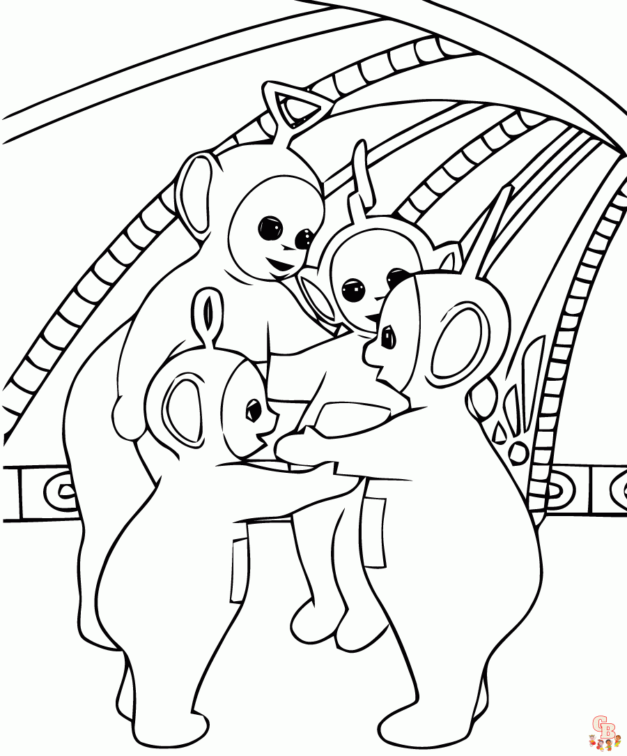 Coloriage Les Teletubbies