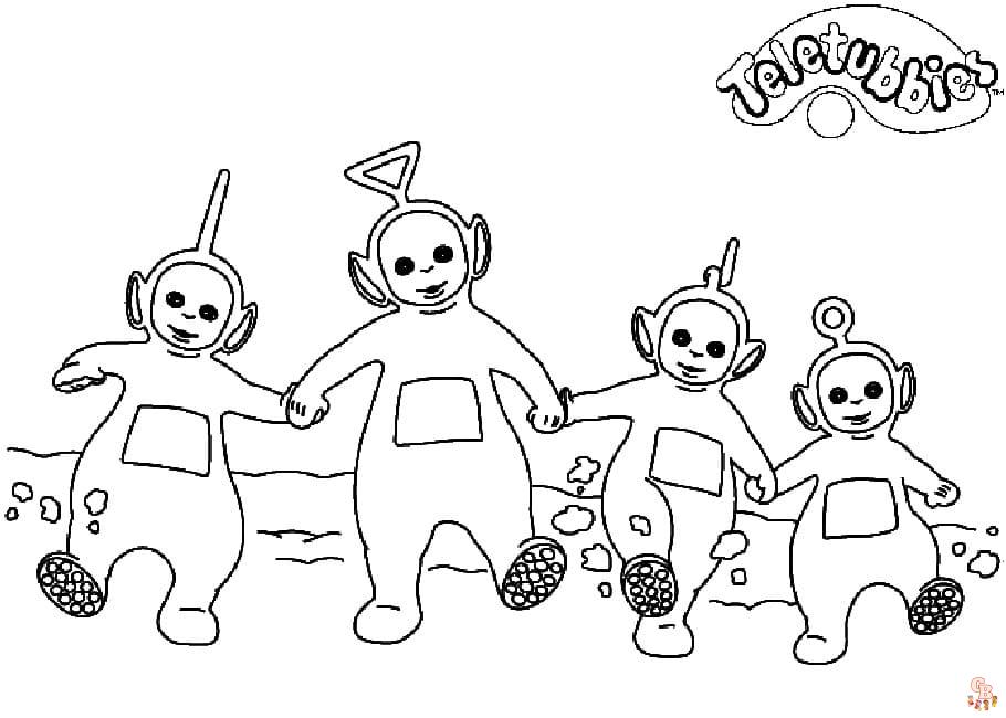 Coloriage Les Teletubbies