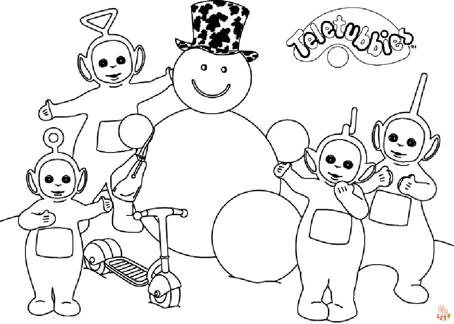 Coloriage Les Teletubbies