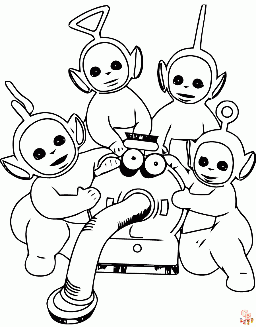 Coloriage Les Teletubbies