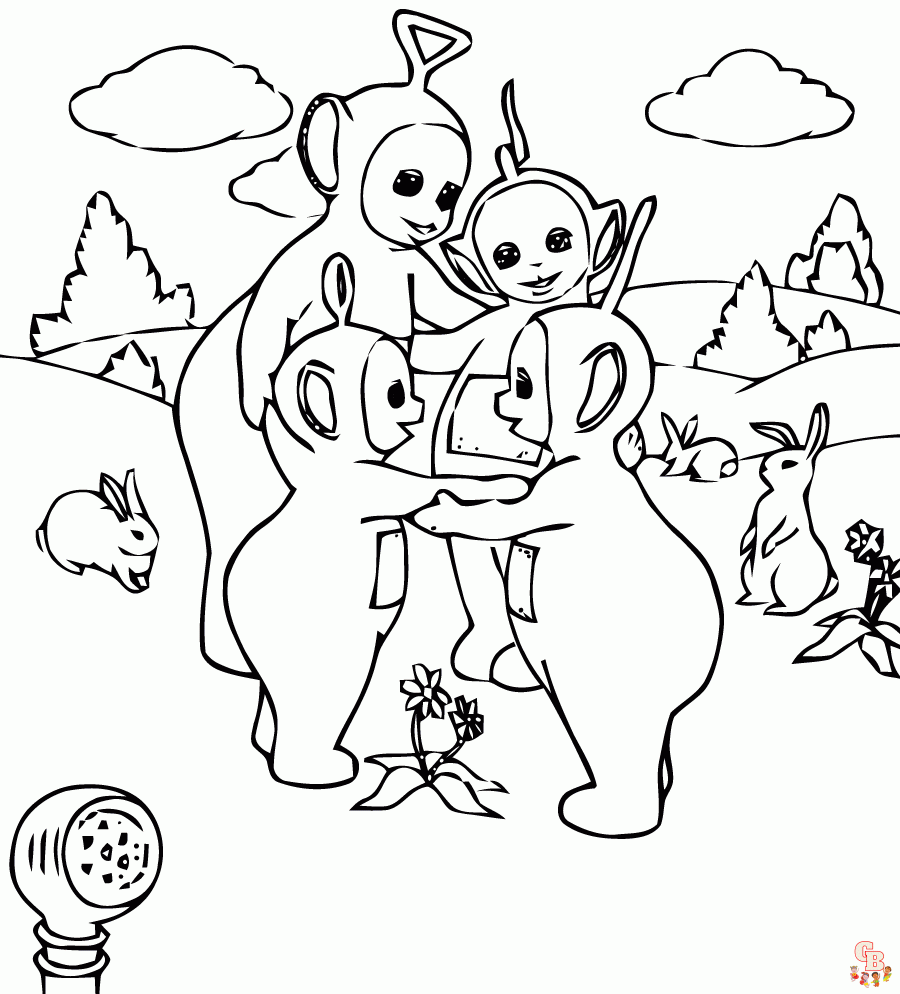 Coloriage Les Teletubbies