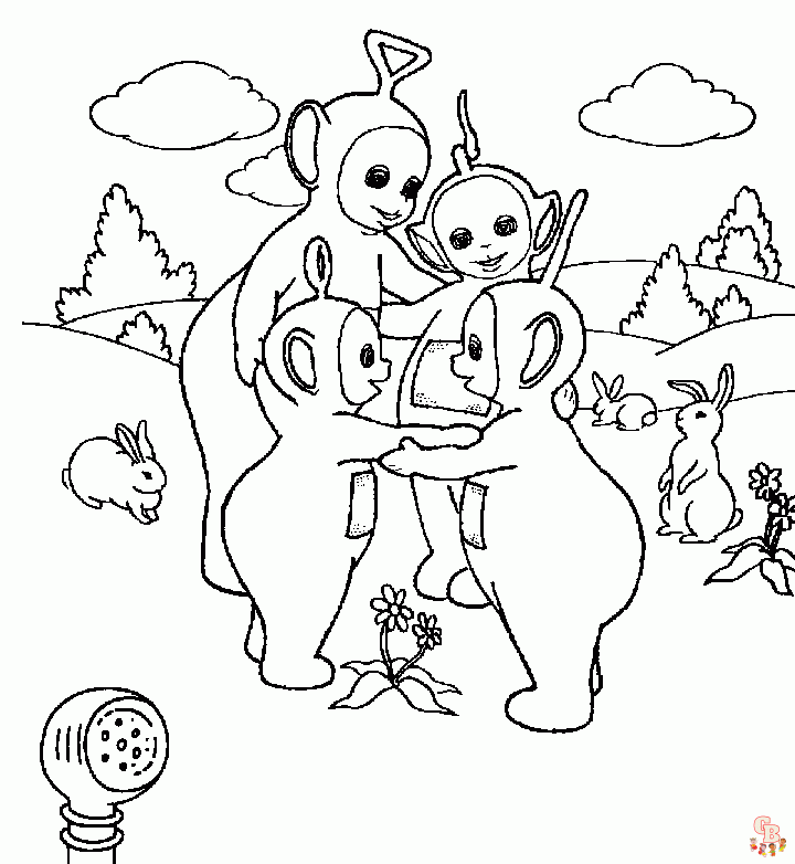 Coloriage Les Teletubbies