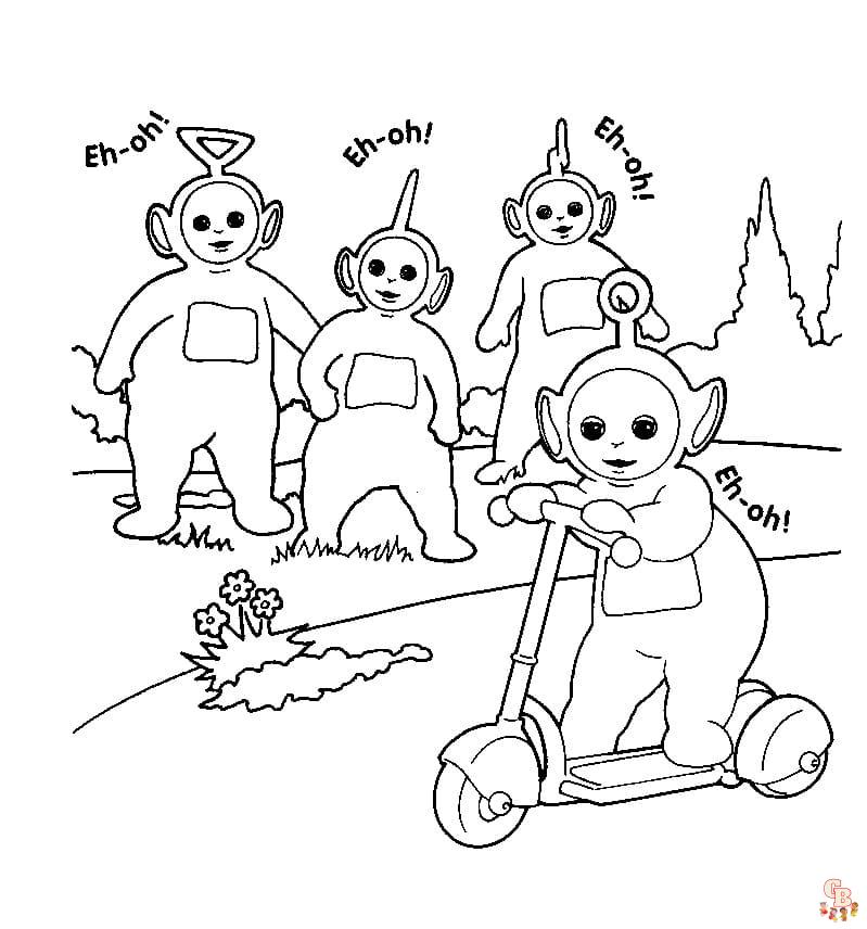 Coloriage Les Teletubbies