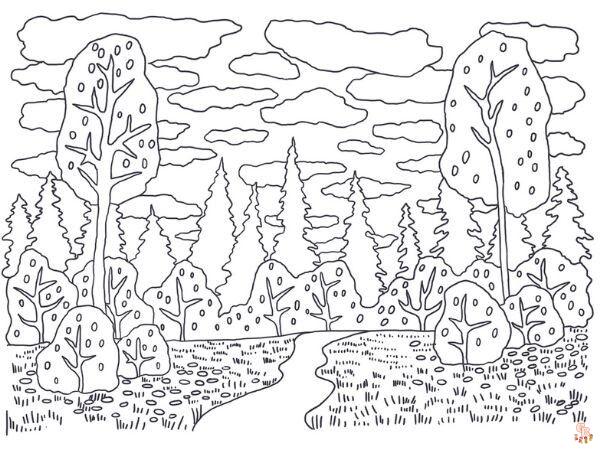 Coloriage Les copains de la foret