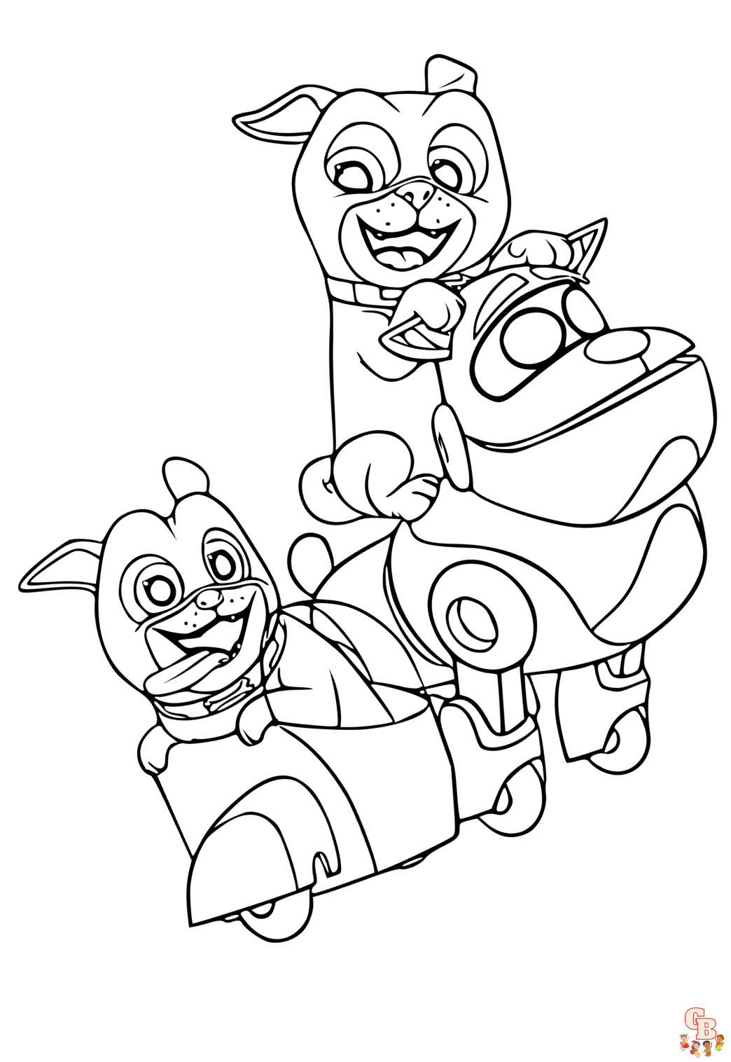 Coloriage Les copains de la foret