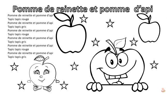 Coloriage Les devinettes de Reinette