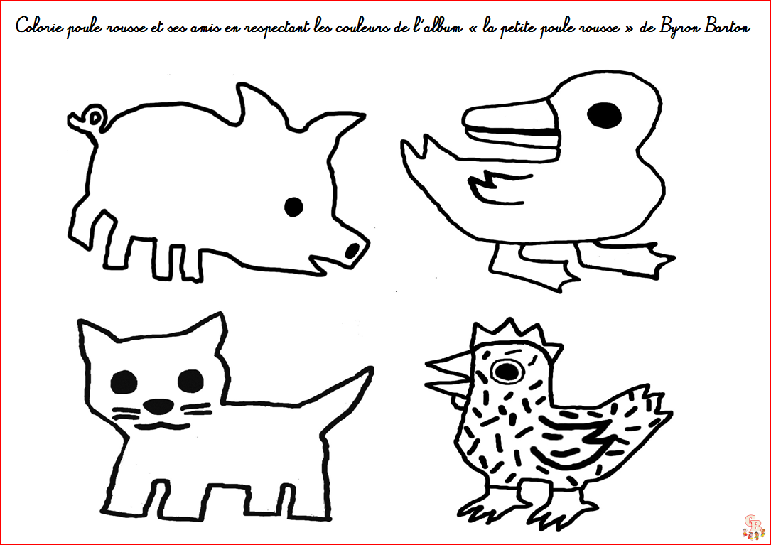 Coloriage Les petits amis