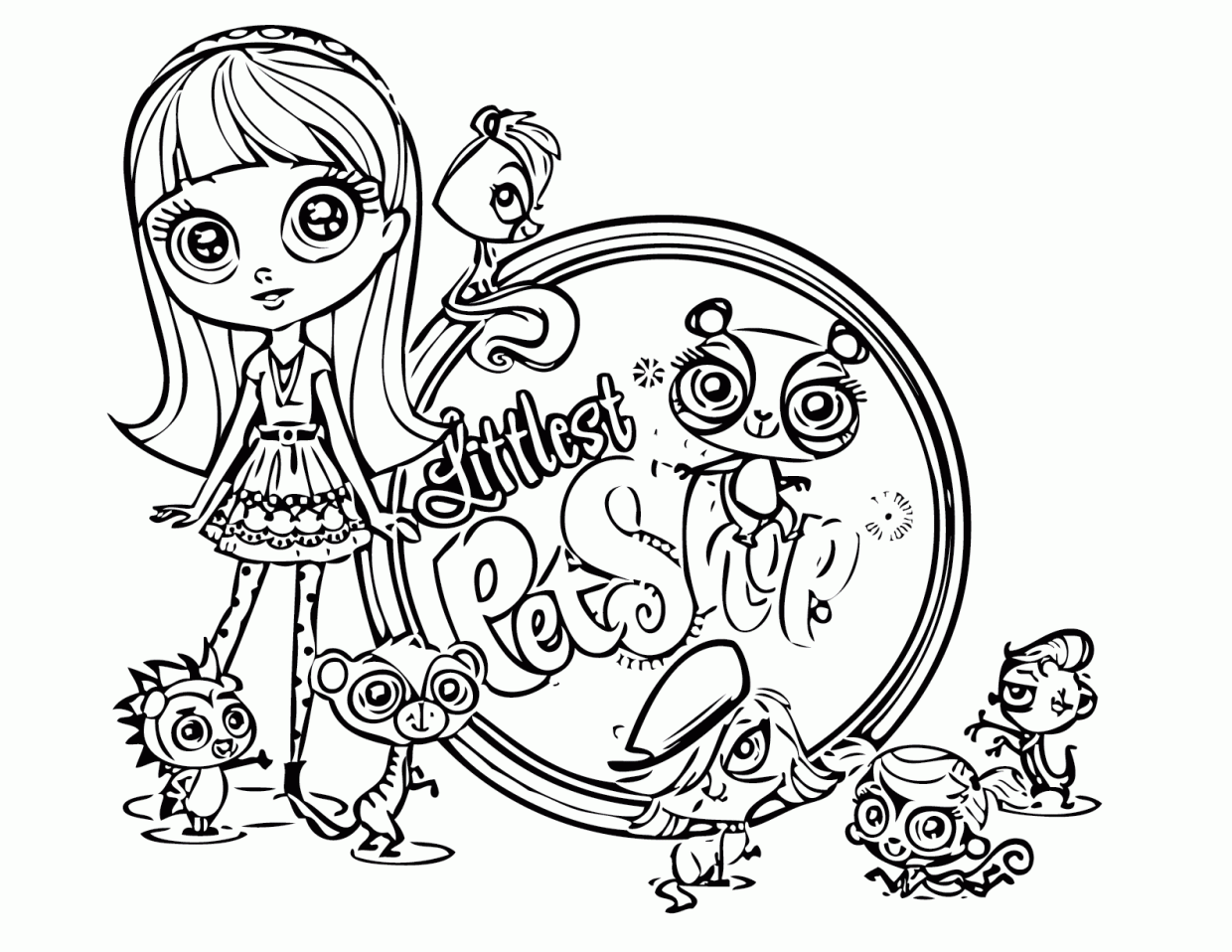 Coloriage Littlest Pet Shop A World Of Our Own