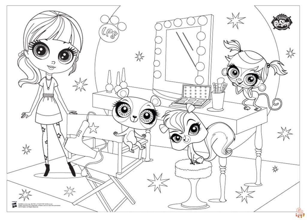 Coloriage Littlest Pet Shop A World Of Our Own