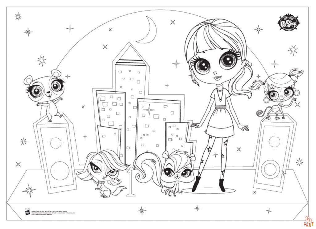 Coloriage Littlest Pet Shop A World Of Our Own