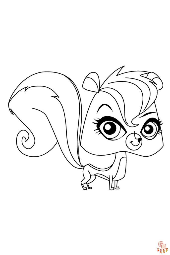 Coloriage Littlest Pet Shop A World Of Our Own