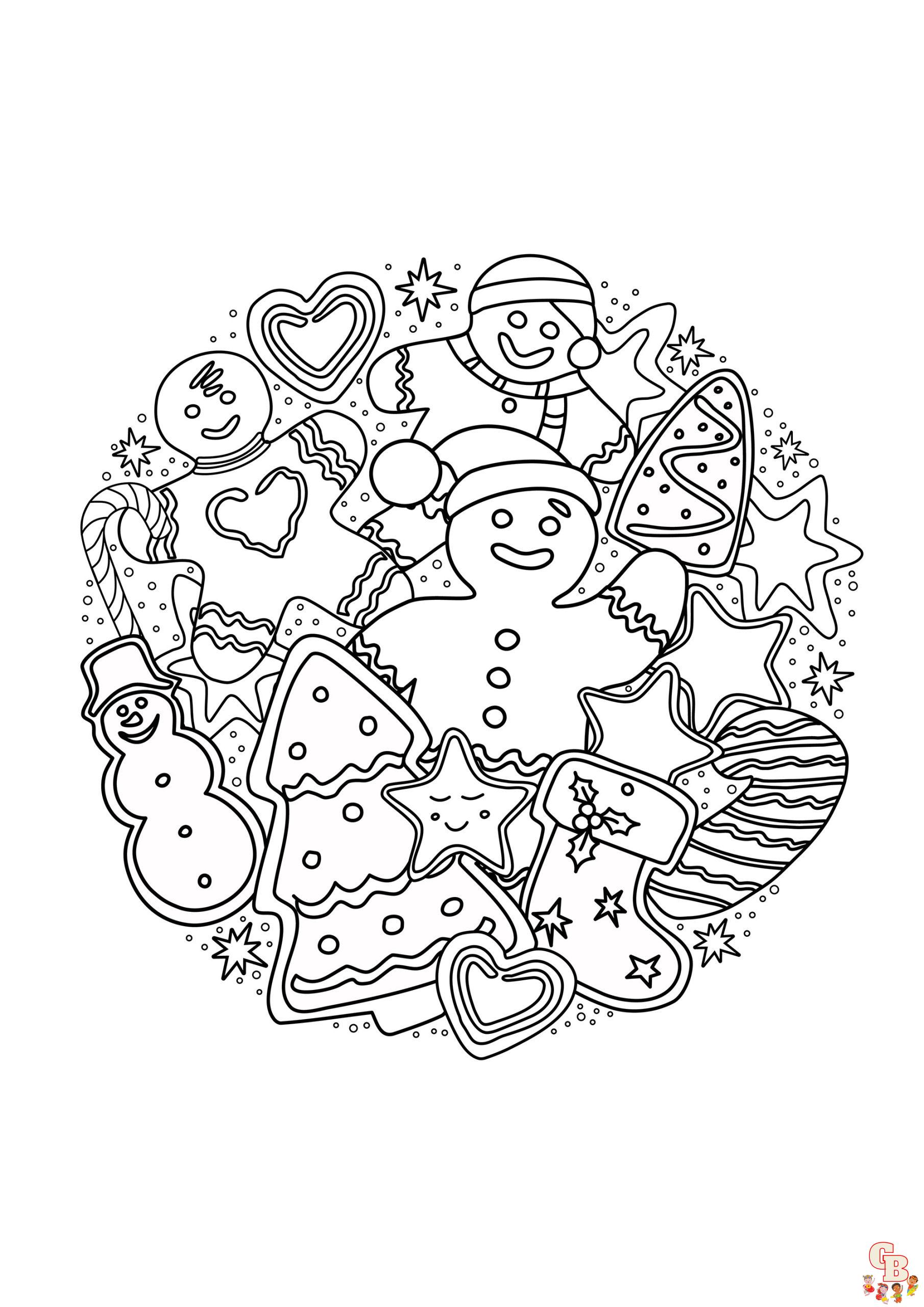 Coloriage Mandala Noel