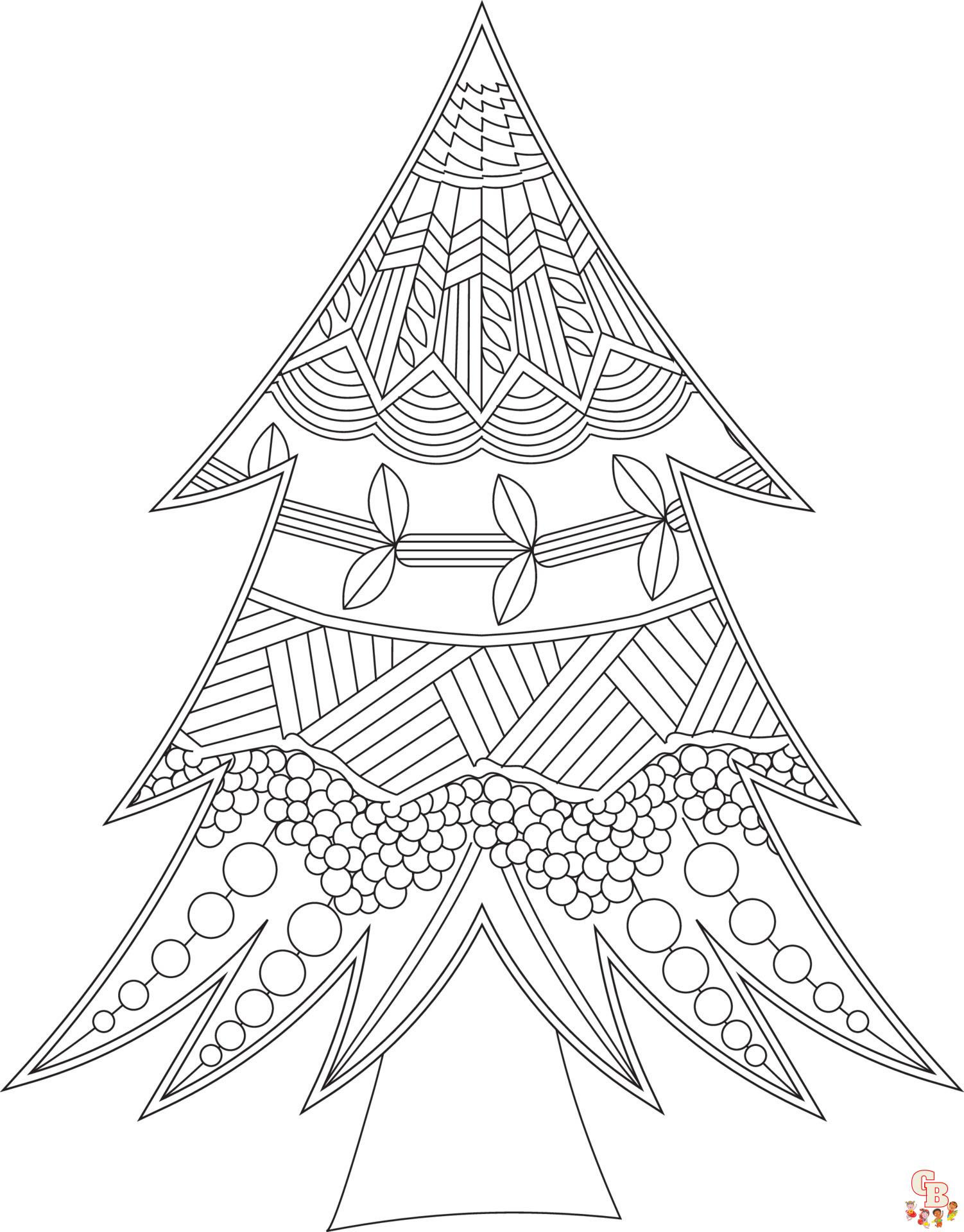 Coloriage Mandala Noel