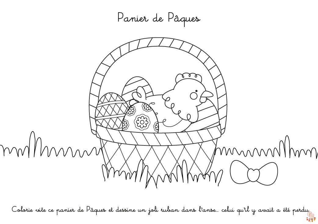 Coloriage Mandala Poule de Paques