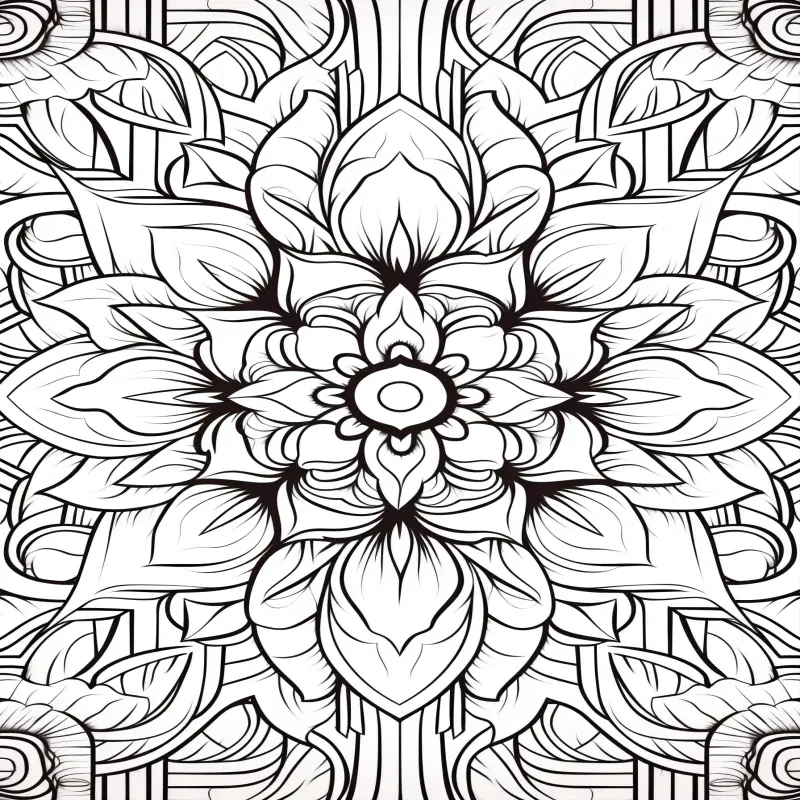 Coloriage Mandala dHalloween original