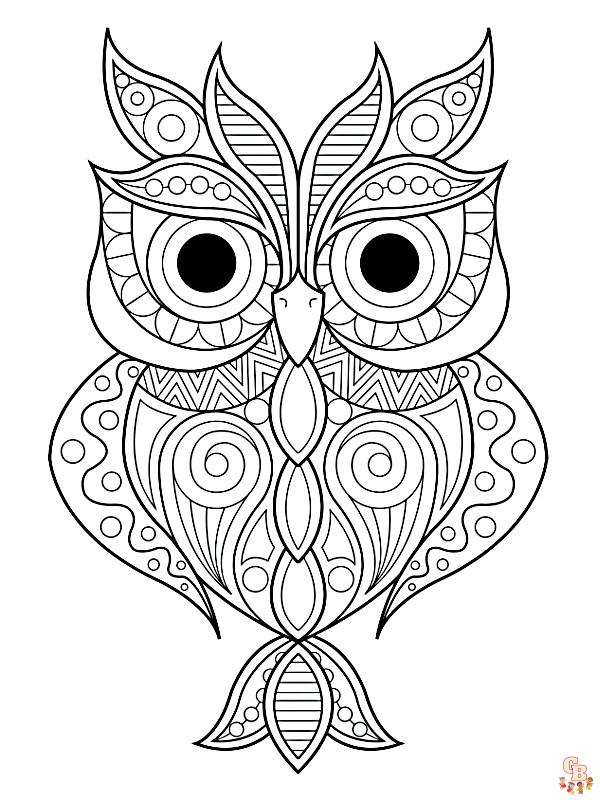 Coloriage Mandala facile