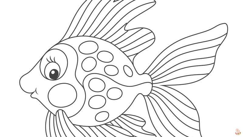 Coloriage Mandala poisson