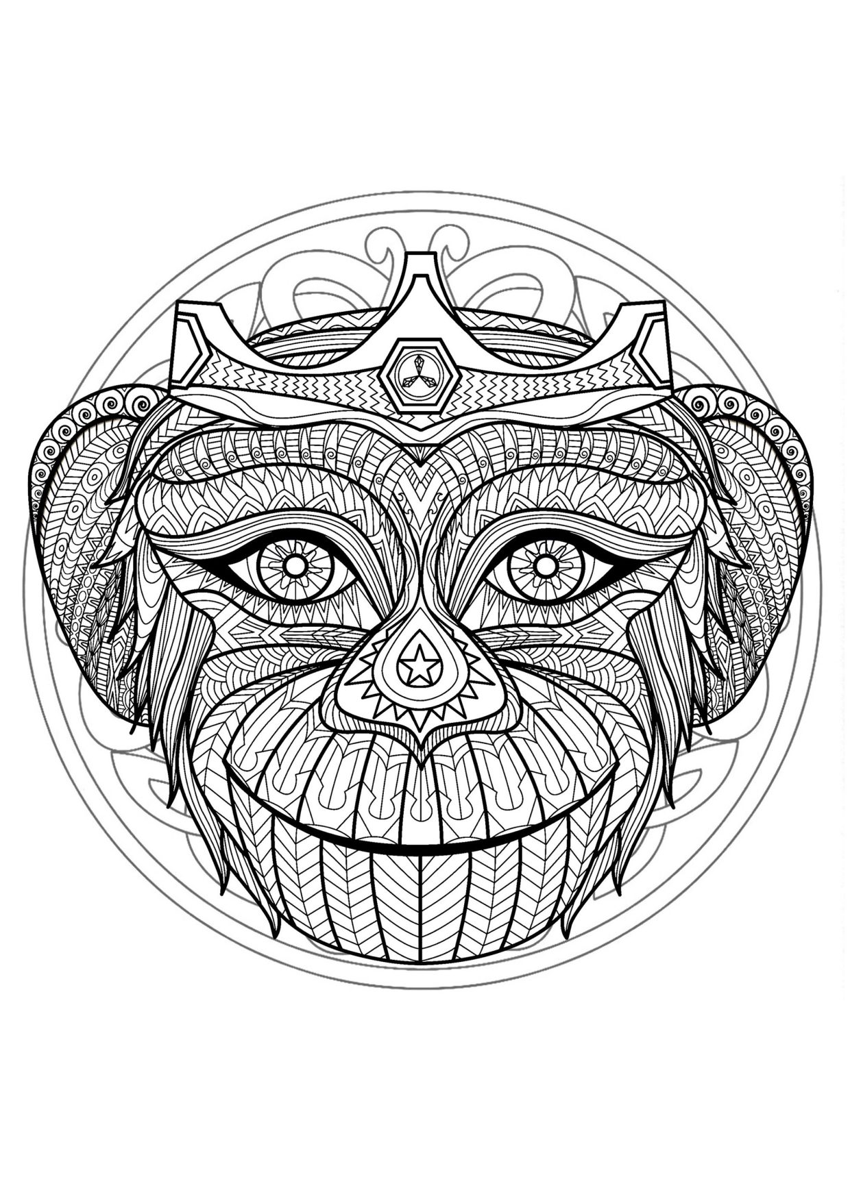 Coloriage Mandalas complexes