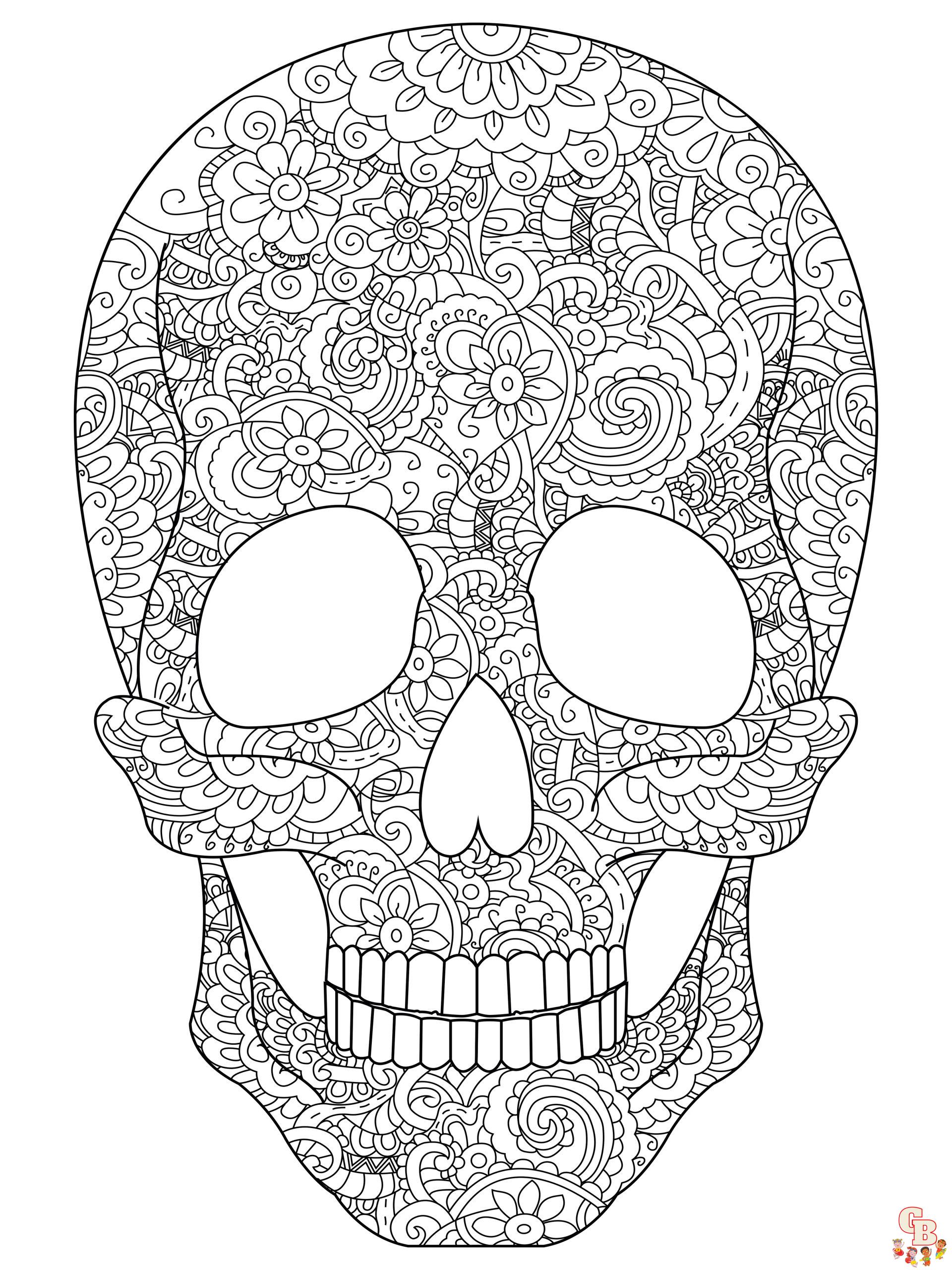 Coloriage Mandalas dHalloween