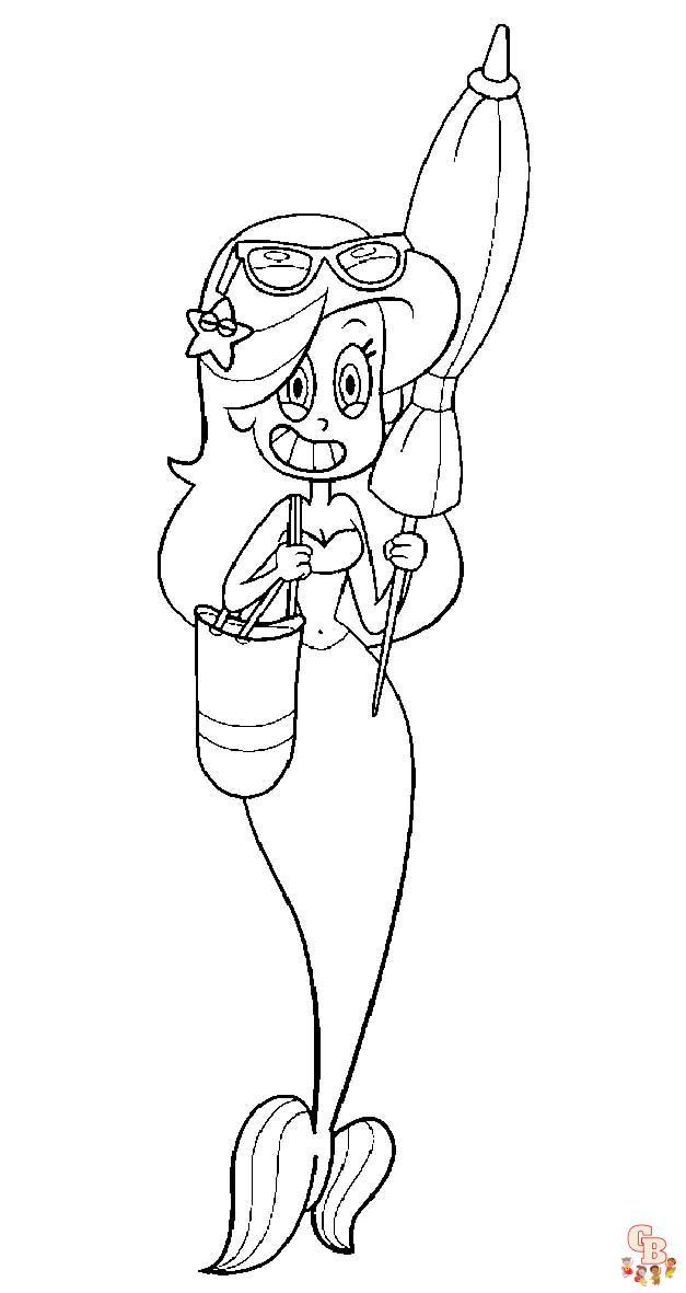 Coloriage Marina