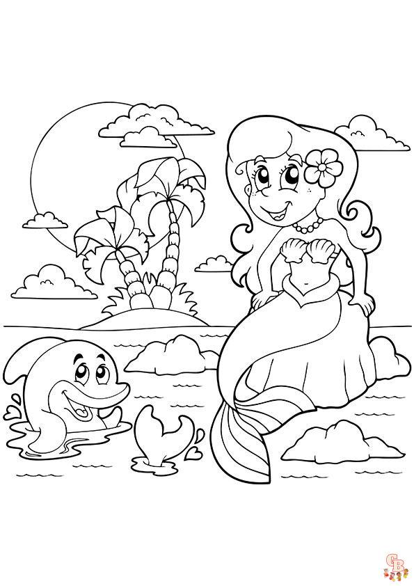 Coloriage Marina