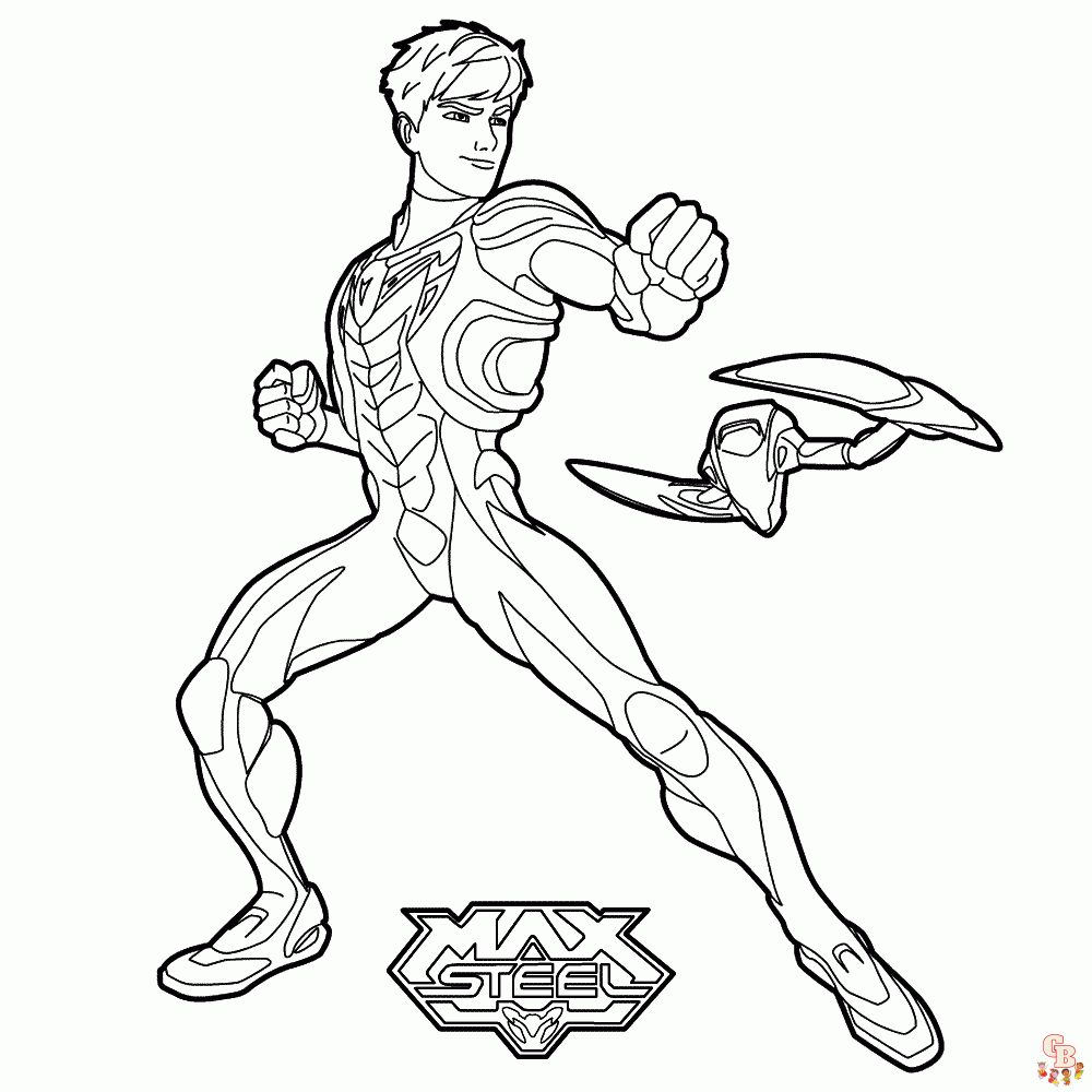 Coloriage Max Steel