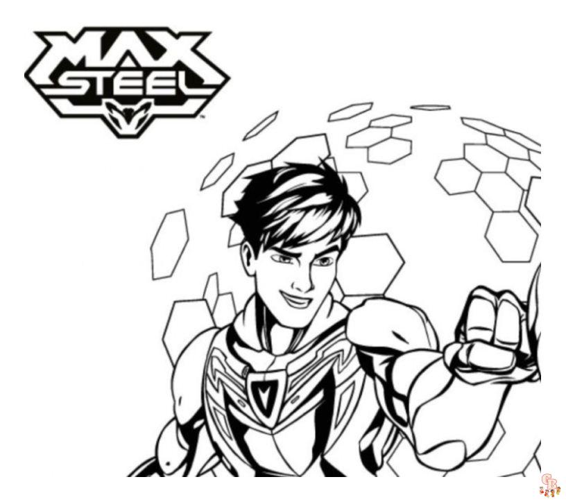 Coloriage Max Steel