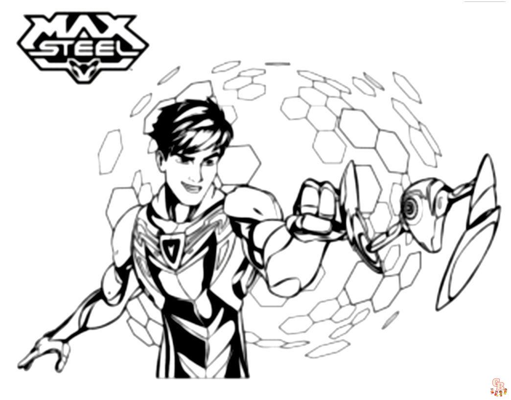 Coloriage Max Steel