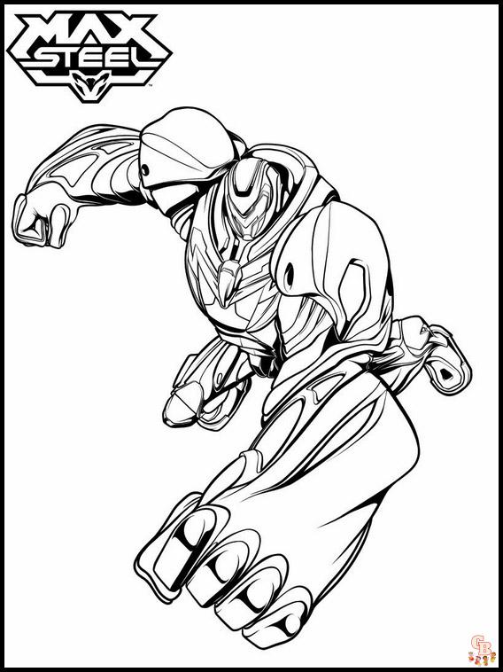 Coloriage Max Steel