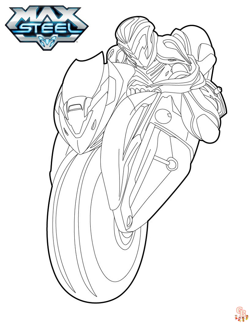 Coloriage Max Steel