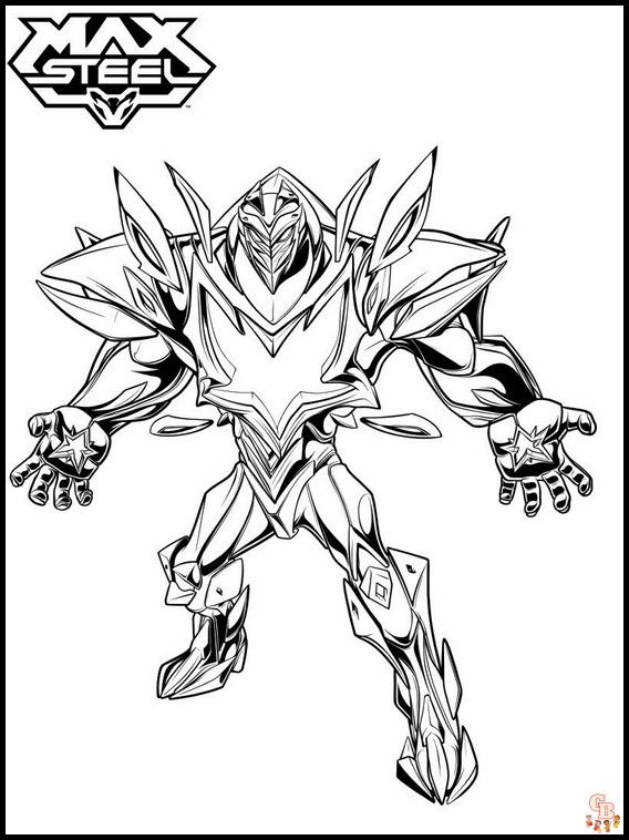 Coloriage Max Steel