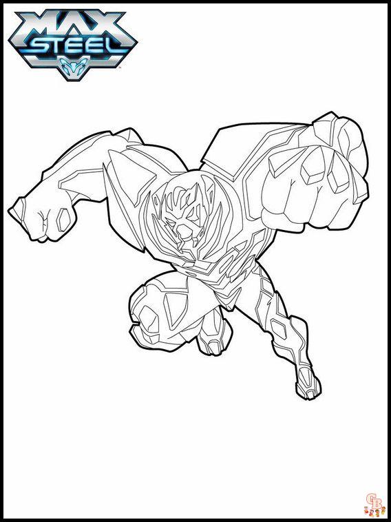 Coloriage Max Steel