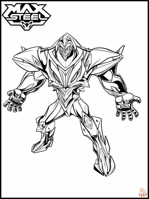 Coloriage Max Steel