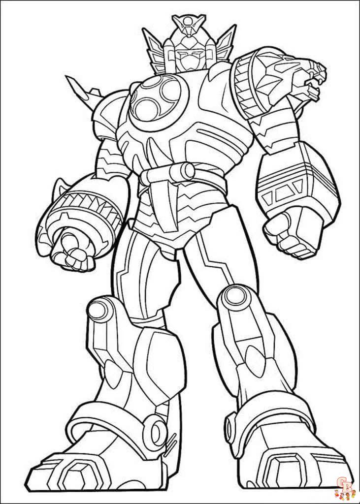 Coloriage Megazord