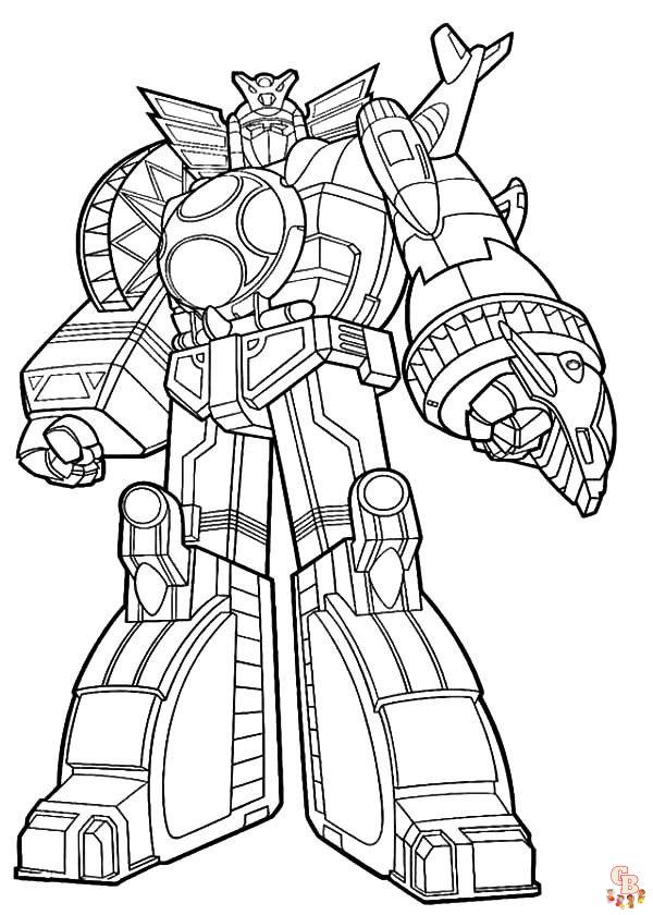 Coloriage Megazord