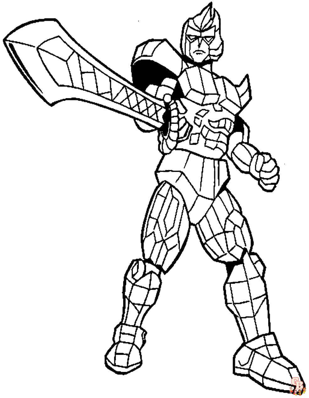 Coloriage Megazord