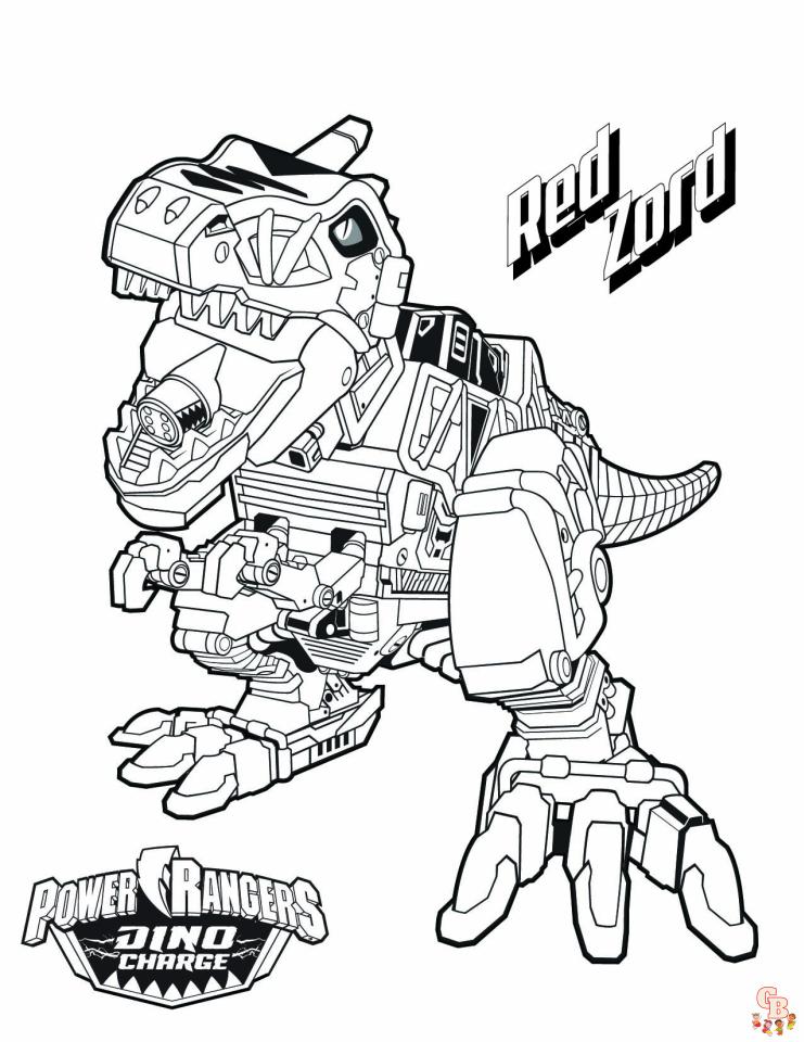 Coloriage Megazord